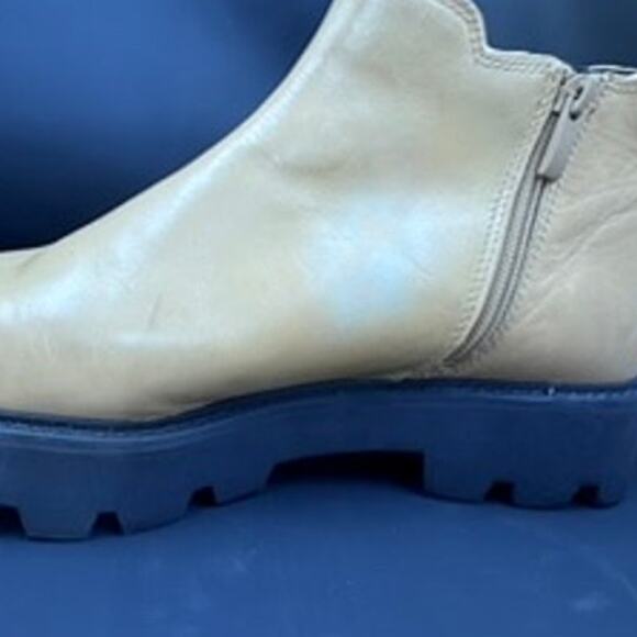 "Franco Santo" Leather Gore, Balin Booty,Chunky ,Zipper, Platform, !!!PLZ READ - Picture 7 of 15